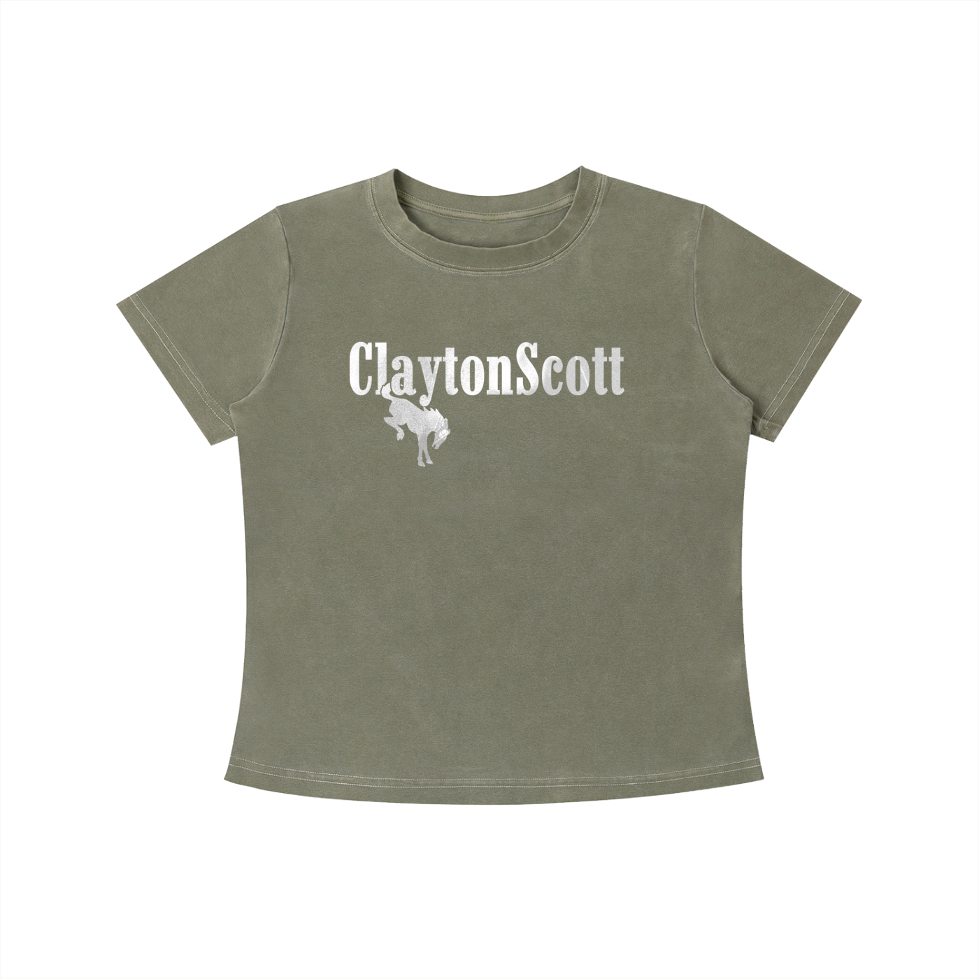 STAPLE WOMEN'S Vintage Wash Slim Fit T-shirt