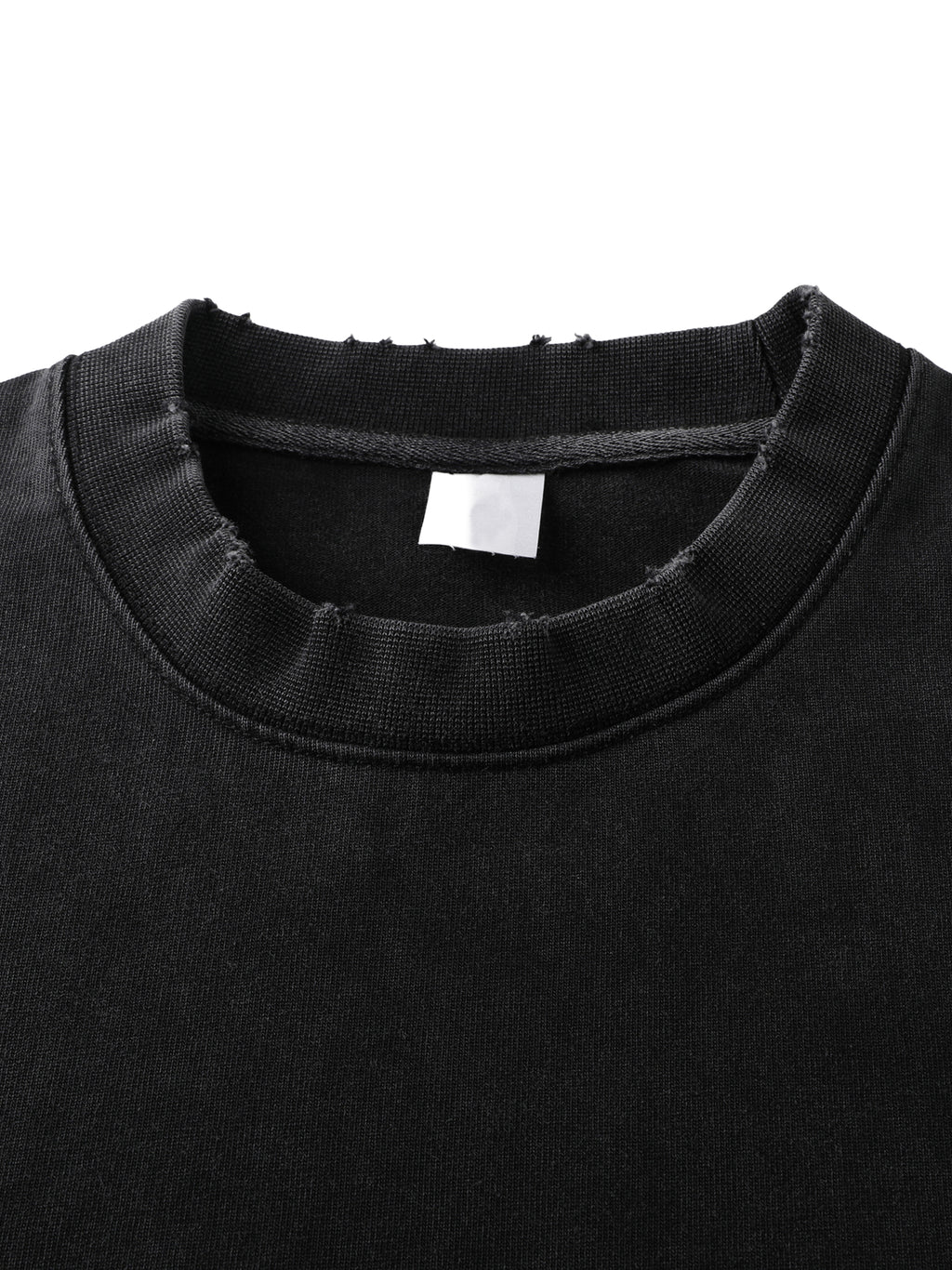 FEAR NO EVIL Heavyweight Vintage Washed Frayed T-Shirt
